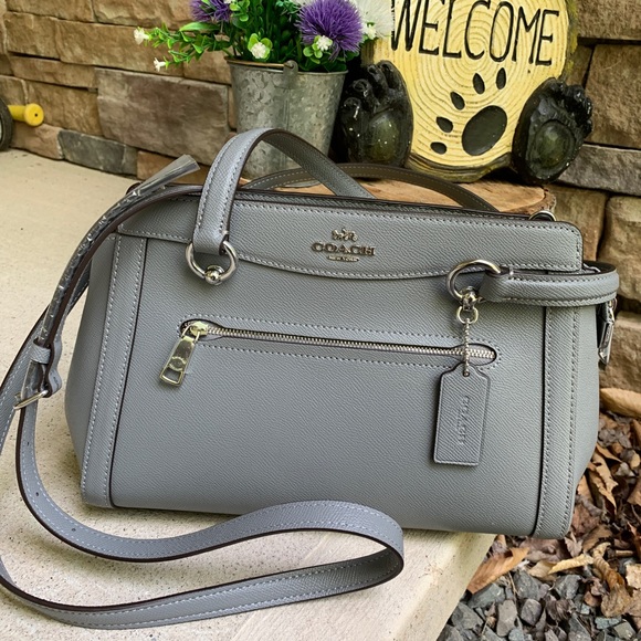 Coach Handbags - Authentic COACH crossgrain leather satchel/Crosby